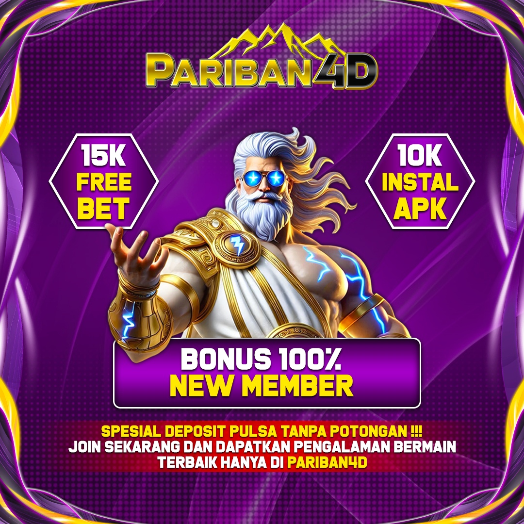 Bonus New Member 100% Pariban4d